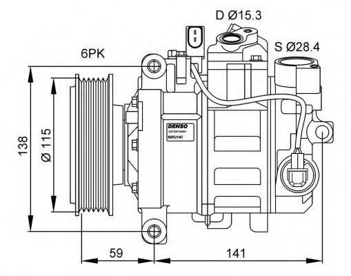 NRF 32462G Компресор, кондиціонер