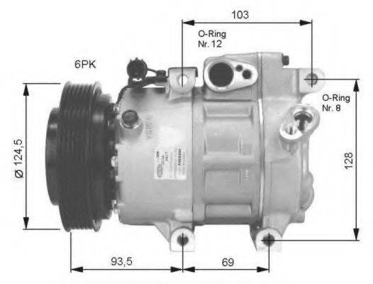 NRF 32467G Компресор, кондиціонер