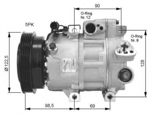 NRF 32468G Компресор, кондиціонер