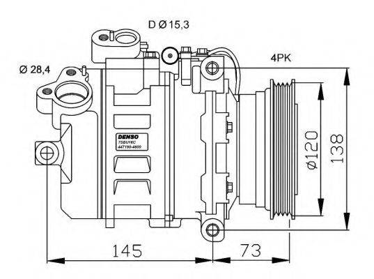 NRF 32518G Компресор, кондиціонер