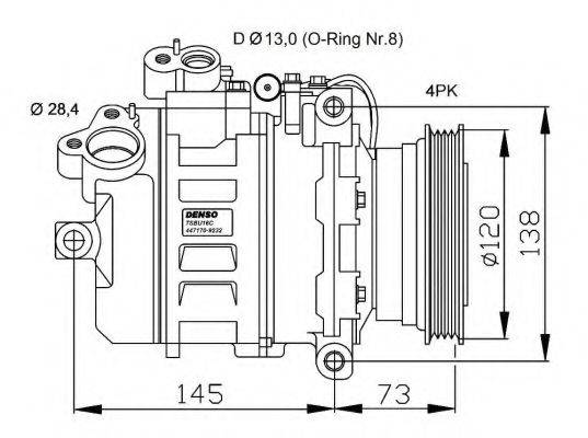 NRF 32519G Компресор, кондиціонер