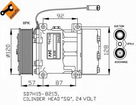 NRF 32752G Компресор, кондиціонер