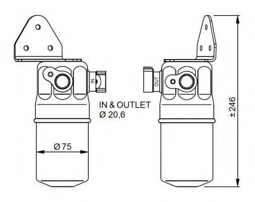 NRF 33334 Осушувач, кондиціонер