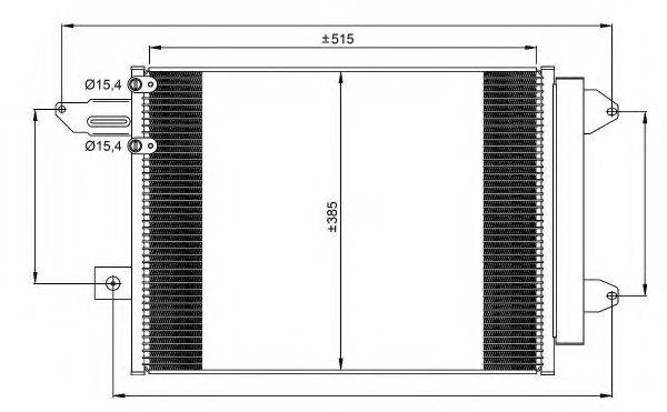 NRF 350070 Конденсатор, кондиціонер