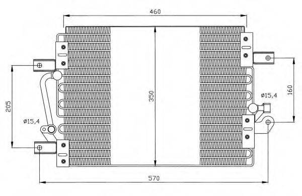 NRF 35506 Конденсатор, кондиціонер