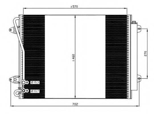 NRF 35613 Конденсатор, кондиціонер