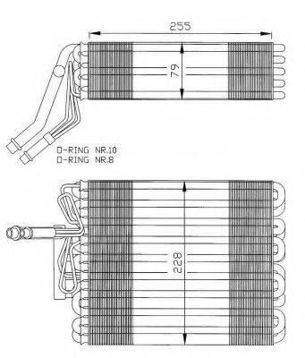 NRF 36025 Випарник, кондиціонер