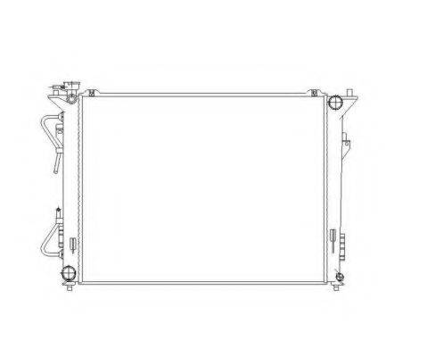 NRF 53494 Радіатор, охолодження двигуна
