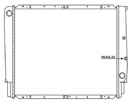 NRF 53997 Радіатор, охолодження двигуна