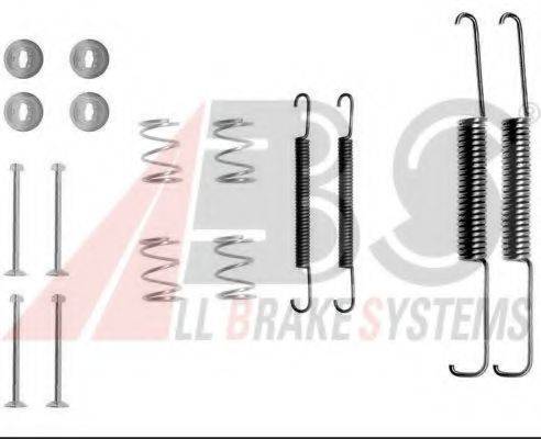 A.B.S. 0510Q Комплектуючі, гальмівна колодка