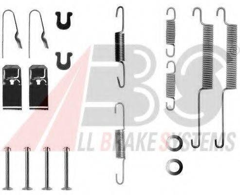 A.B.S. 0654Q Комплектуючі, гальмівна колодка