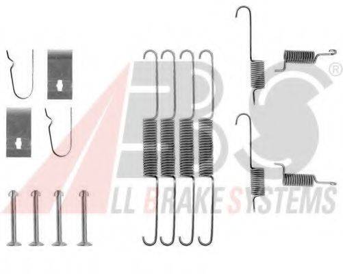 A.B.S. 0663Q Комплектуючі, гальмівна колодка