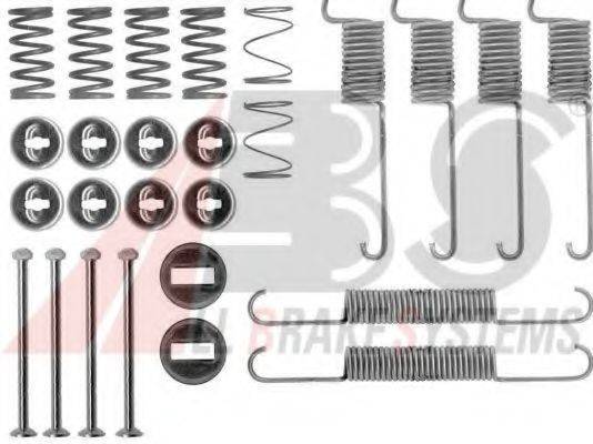 A.B.S. 0715Q Комплектуючі, гальмівна колодка