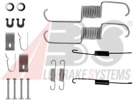 A.B.S. 0743Q Комплектуючі, гальмівна колодка