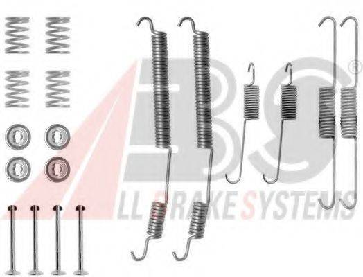 A.B.S. 0753Q Комплектуючі, гальмівна колодка