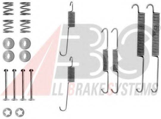 A.B.S. 0754Q Комплектуючі, гальмівна колодка