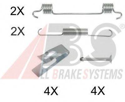 A.B.S. 0808Q Комплектуючі, гальмівна колодка