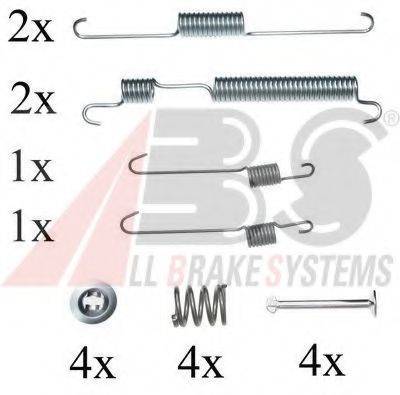 A.B.S. 0822Q Комплектуючі, гальмівна колодка