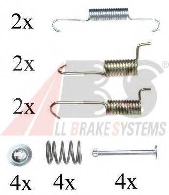 A.B.S. 0823Q Комплектуючі, гальмівна колодка