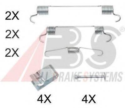 A.B.S. 0833Q Комплектуючі, гальмівна колодка