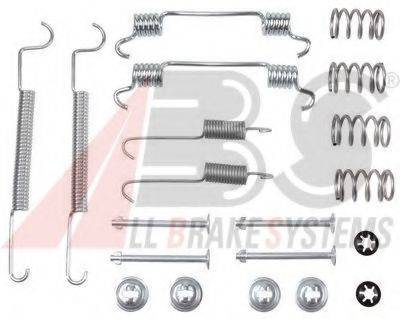 A.B.S. 0873Q Комплектуючі, гальмівна колодка