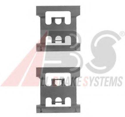 A.B.S. 1083Q Комплектуючі, колодки дискового гальма