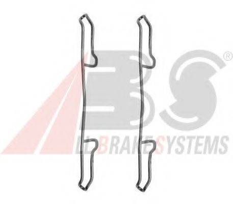 A.B.S. 1100Q Комплектуючі, колодки дискового гальма