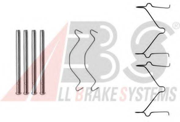 A.B.S. 1209Q Комплектуючі, колодки дискового гальма