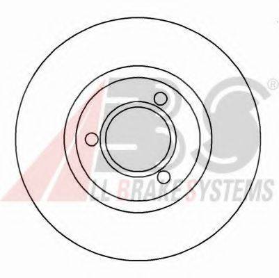 A.B.S. 15412 гальмівний диск