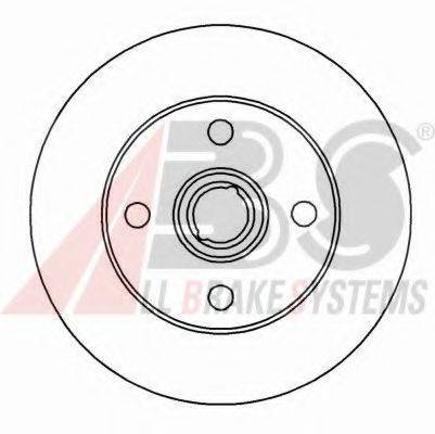 A.B.S. 15757OE гальмівний диск