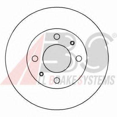 A.B.S. 16271OE гальмівний диск