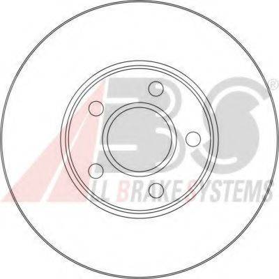 A.B.S. 17416OE гальмівний диск