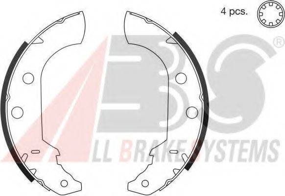 A.B.S. 8321 Комплект гальмівних колодок