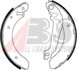 A.B.S. 8705 Комплект гальмівних колодок