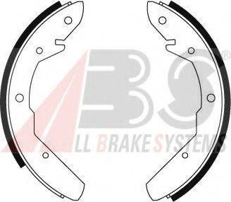 A.B.S. 8789 Комплект гальмівних колодок