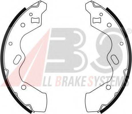A.B.S. 9067 Комплект гальмівних колодок