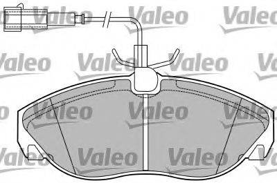 VALEO 597167 Комплект гальмівних колодок, дискове гальмо