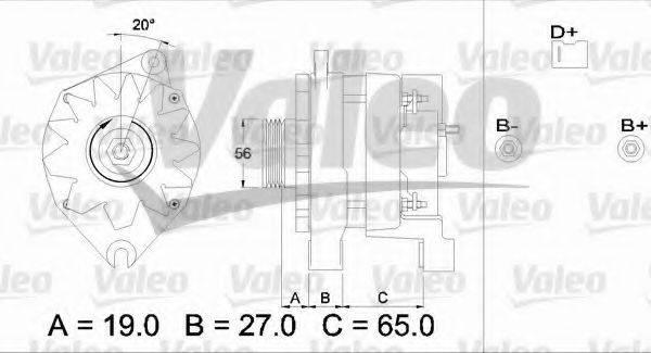 VALEO 433364 Генератор