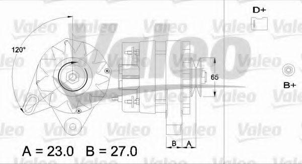 VALEO 433387 Генератор