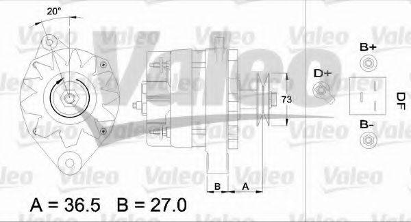 VALEO 433395 Генератор