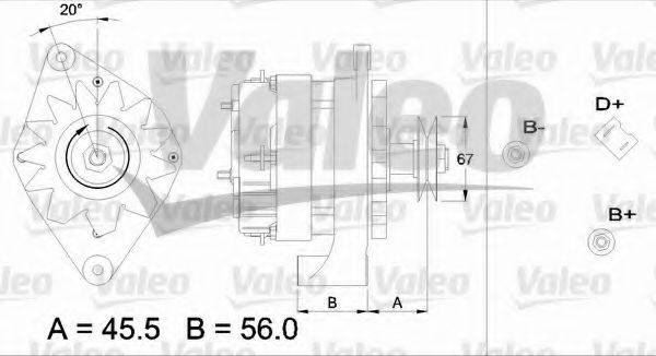 VALEO 433442 Генератор