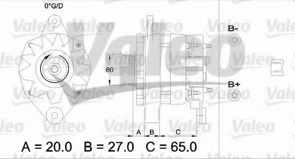 VALEO 433461 Генератор