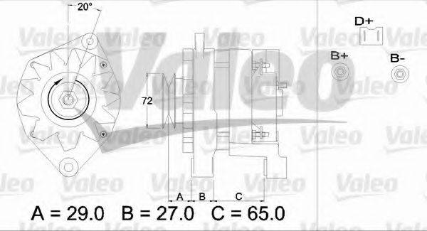 VALEO 433464 Генератор