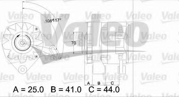 VALEO 436147 Генератор