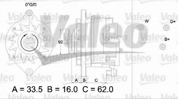 VALEO 436237 Генератор