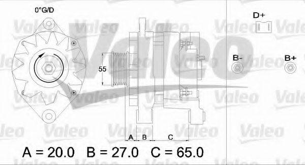 VALEO 436254 Генератор