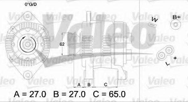 VALEO 436279 Генератор