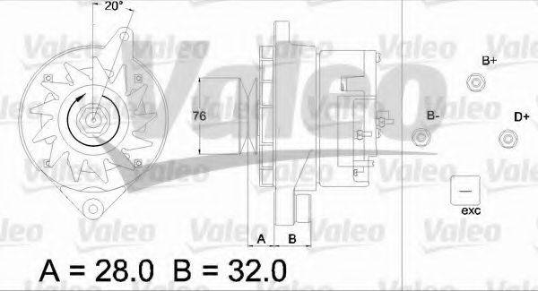 VALEO 436305 Генератор