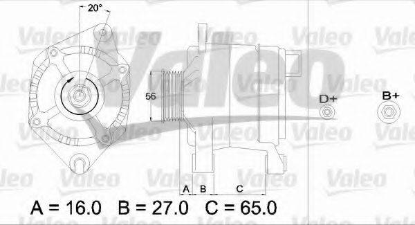 VALEO 436366 Генератор