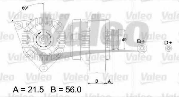 VALEO 436380 Генератор